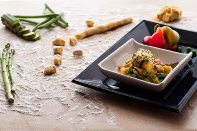 gnocchi al curry con le verdure dell'orto