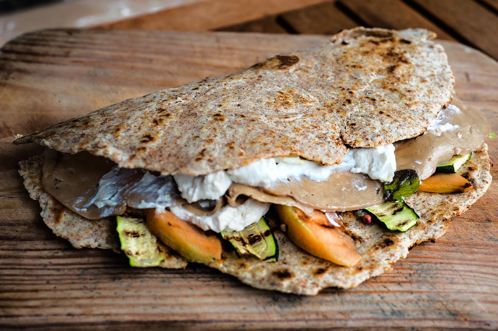 vegan piadina estiva MTC nr. 40 La Taverna degli Arna