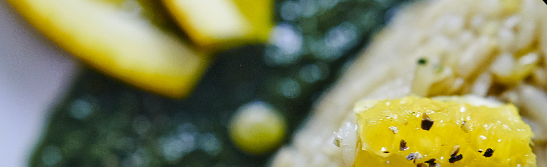 cereali e spinaci all'arancia