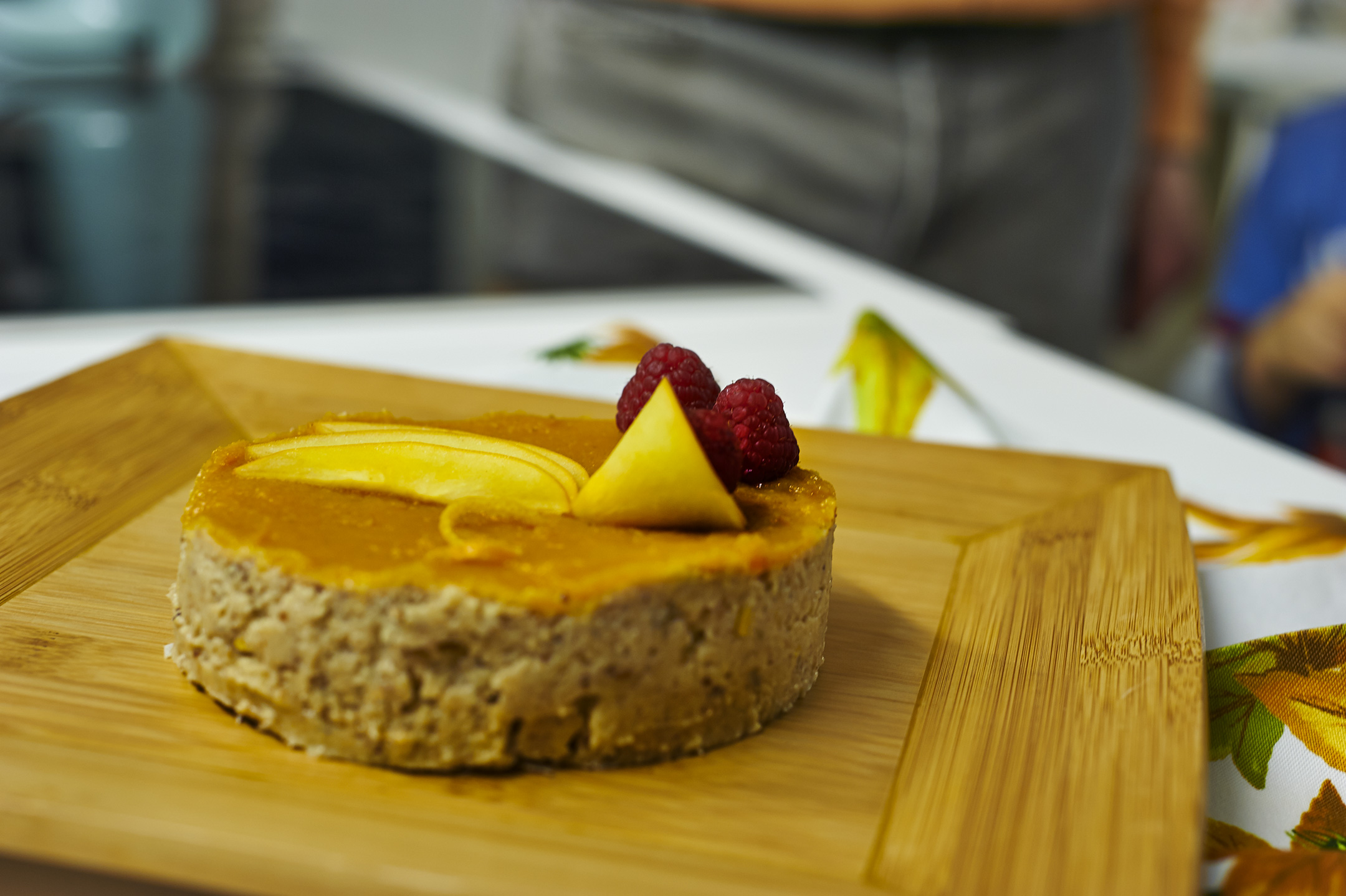 torta di zucca crudista