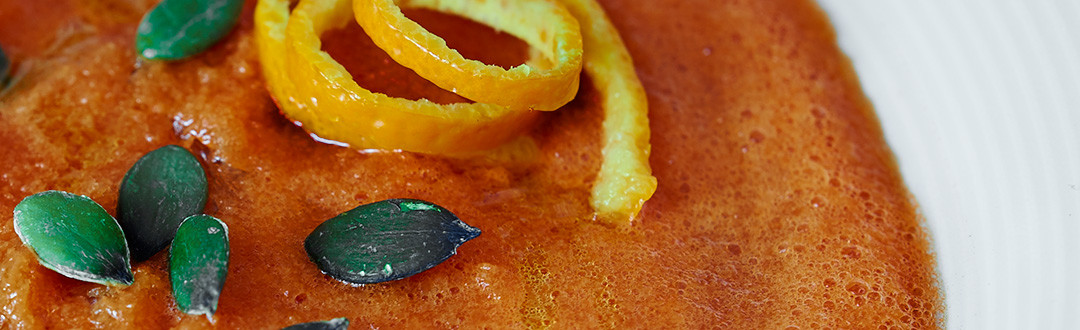 vellutata crudista di carota