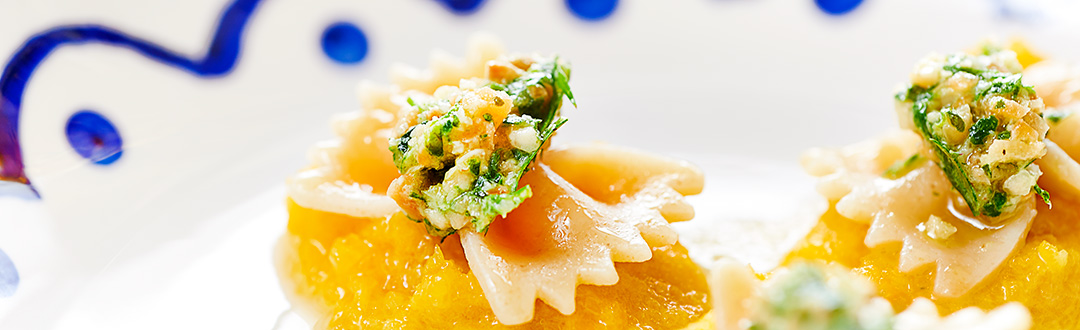 farfalle al pesto di carote