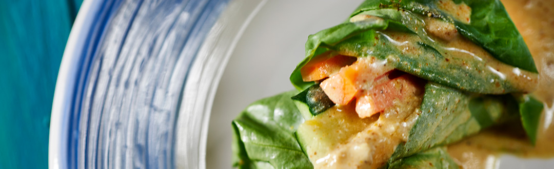 involtini di lattuga al curry