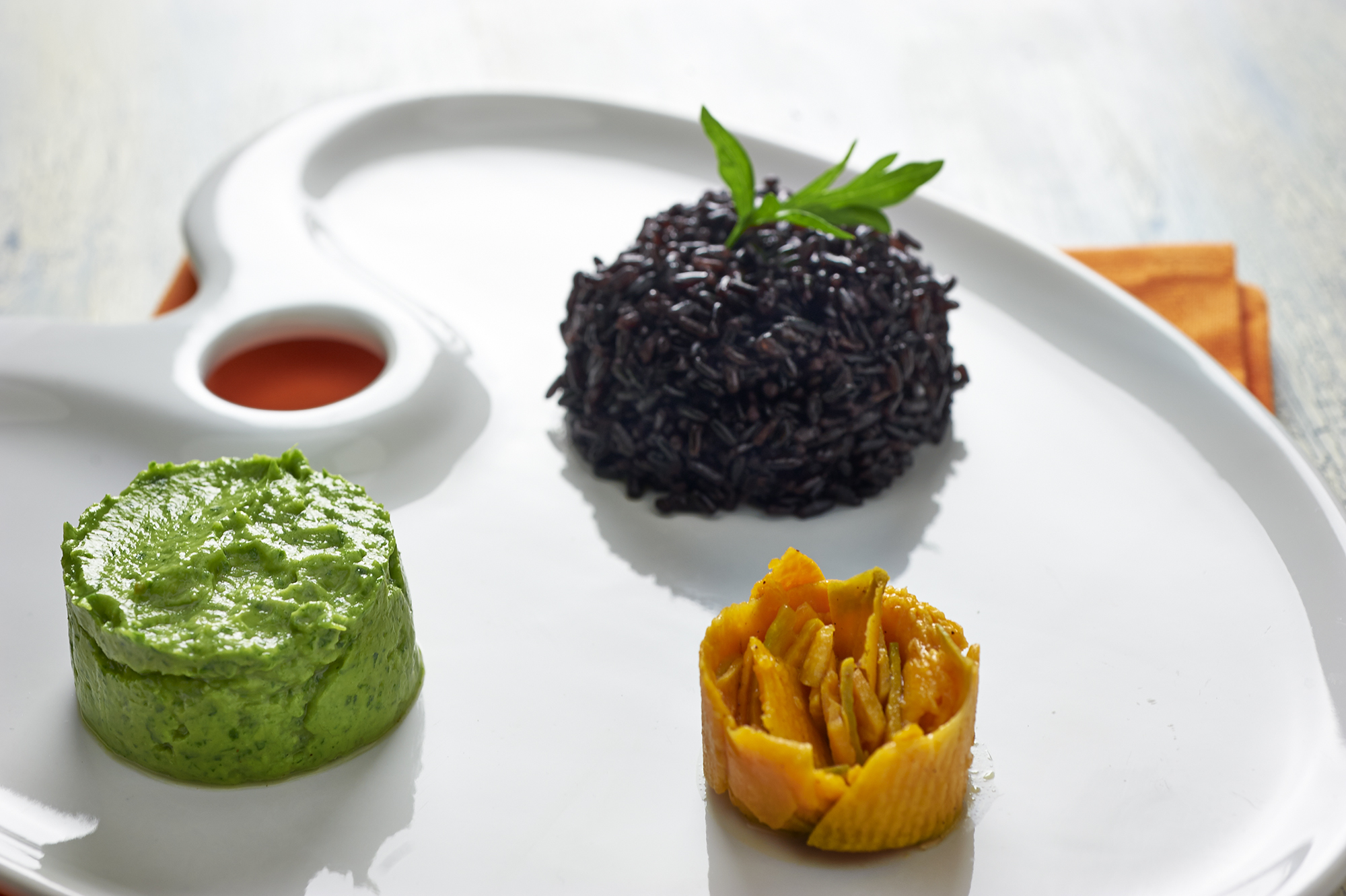 riso alla zucca con avocado al prezzemolo riso alla zucca con avocado al prezzemolo