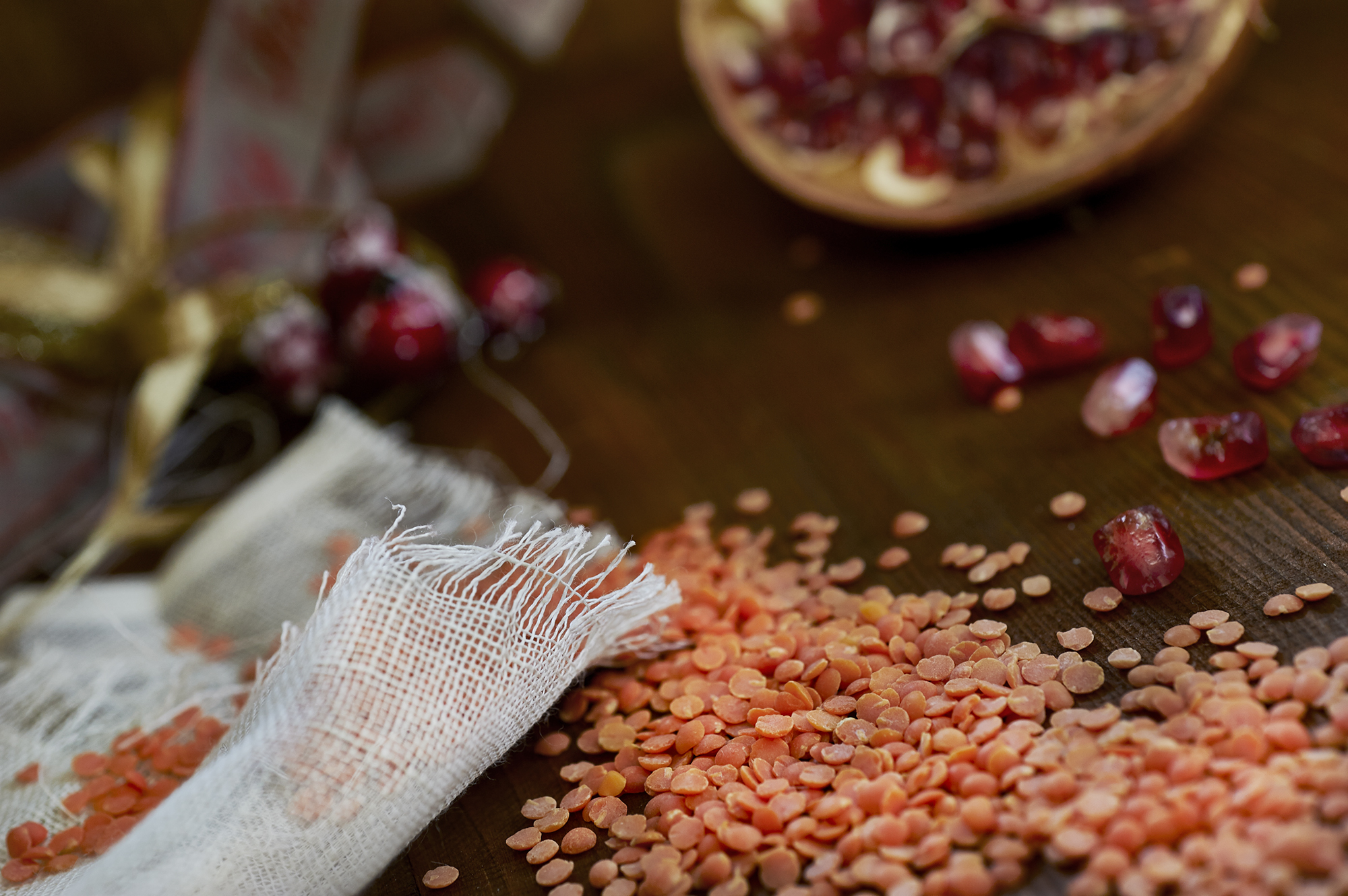 zuppa di lenticchie rosse e melagrana zuppa di lenticchie rosse e melagrana