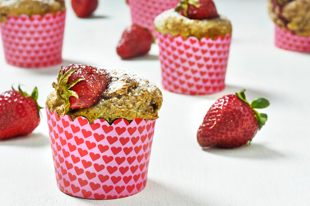 muffin alle fragole