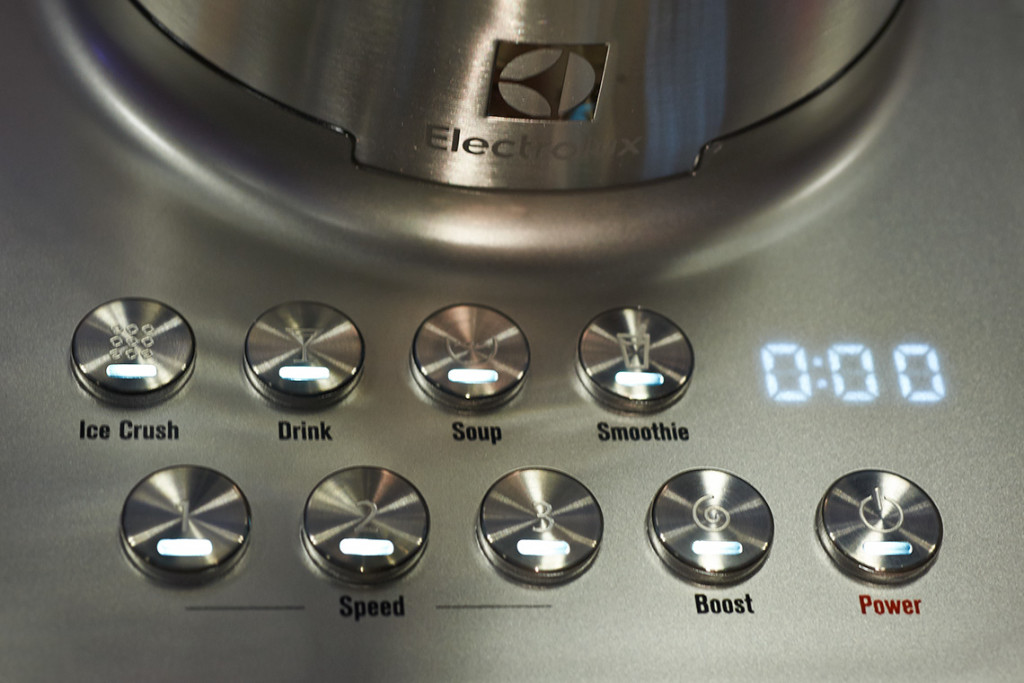 dettaglio del blender masterpiece collection di Electrolux