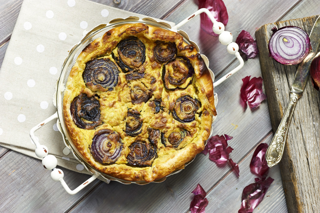 torta salata con cipolle rosse bigodino - torta di cipolle 4 copia