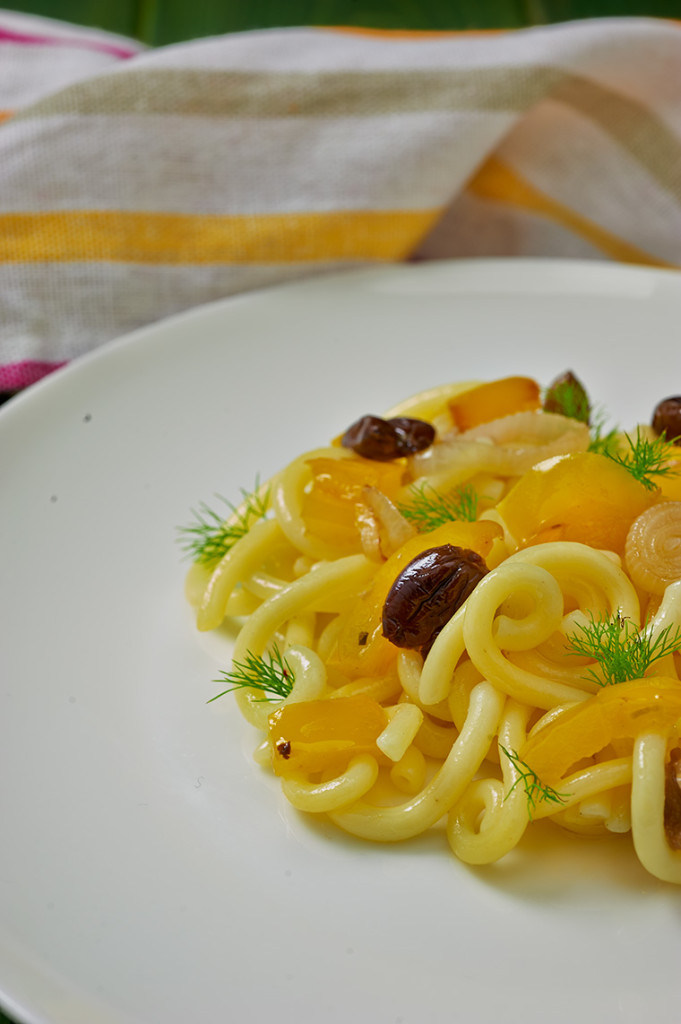 Pasta senza glutine ai peperoni