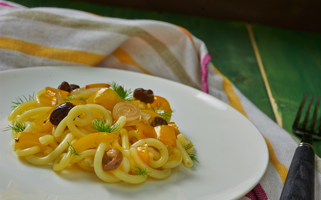 pasta senza glutine ai peperoni