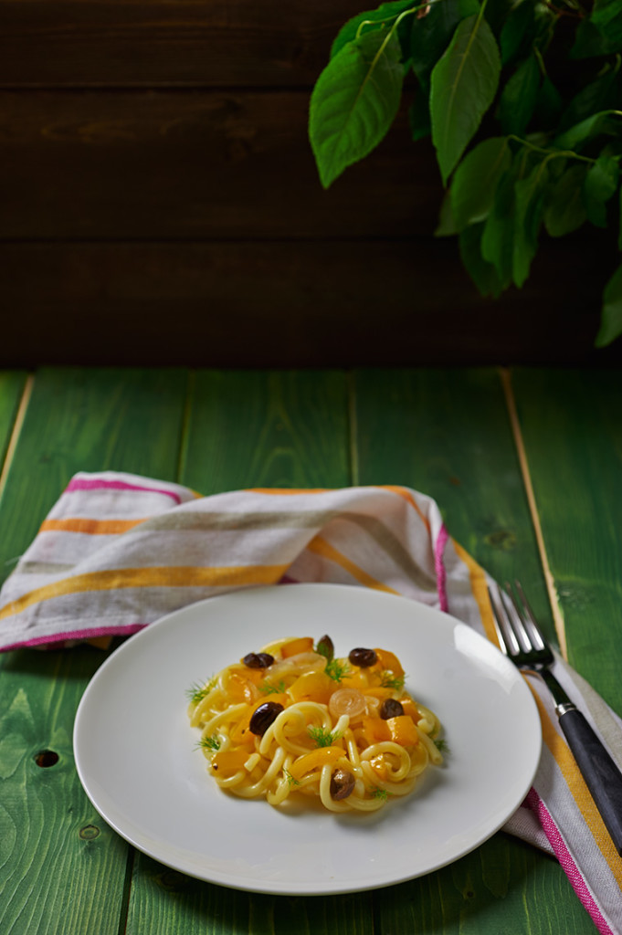 Pasta senza glutine ai peperoni