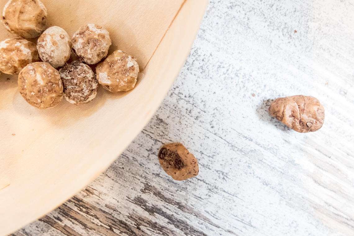 snack di tuberi di chufa