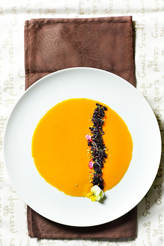 riso nero alla zucca riso nero alla zucca