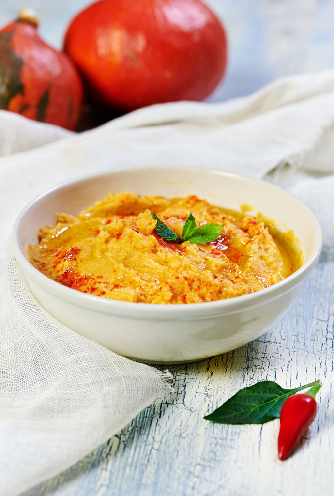 hummus piccante di zucca hummus piccante di zucca