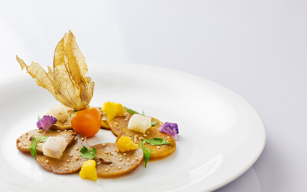 carpaccio di seitan al curry