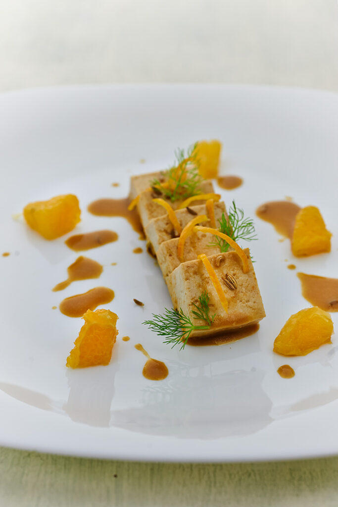 tofu alla senape e arancia tofu alla senape e arancia