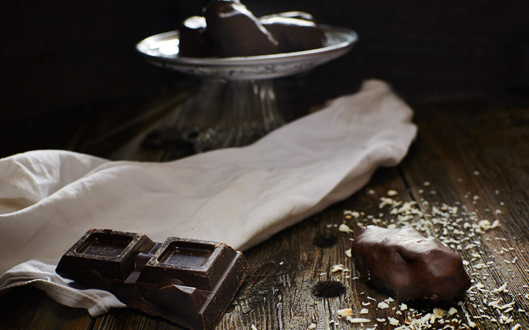 barrette al cocco e cioccolato