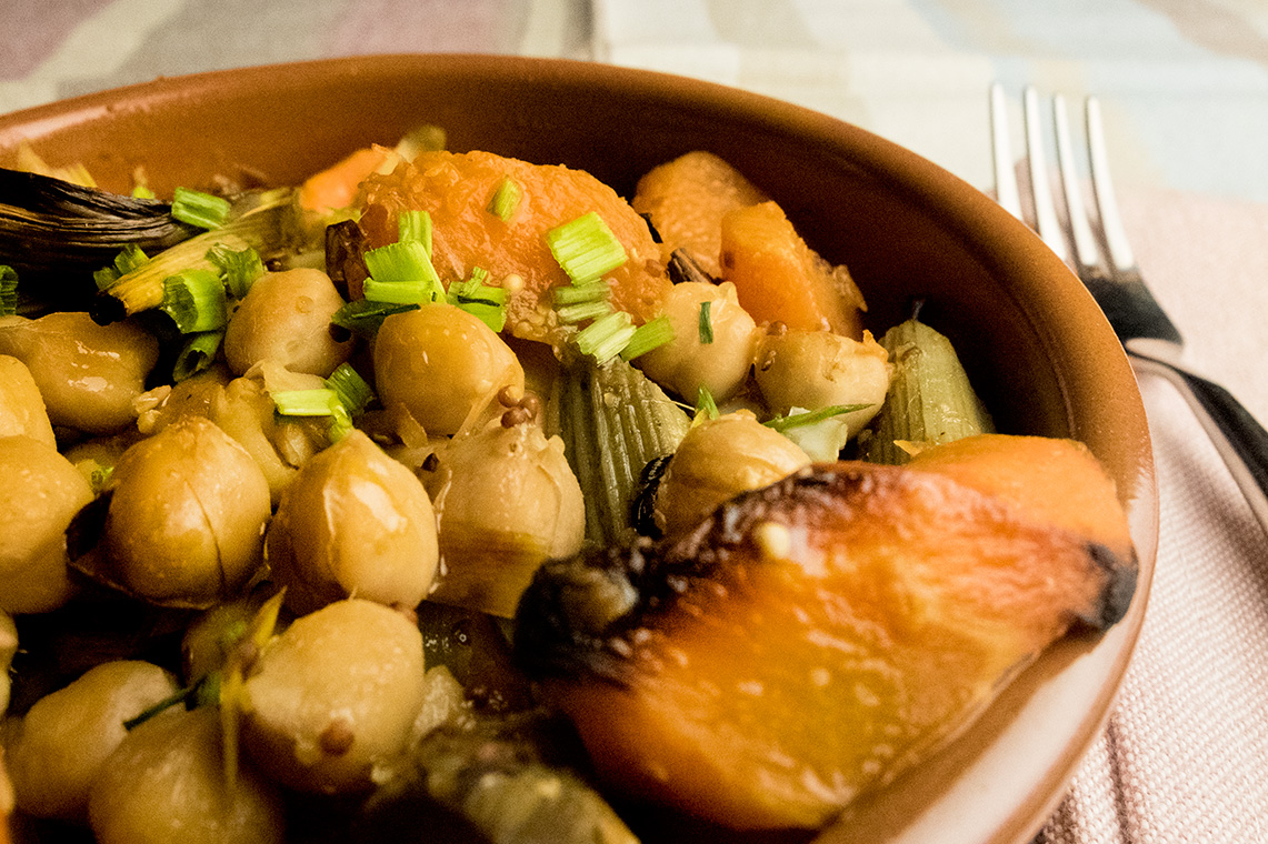 stufato di ceci alla birra