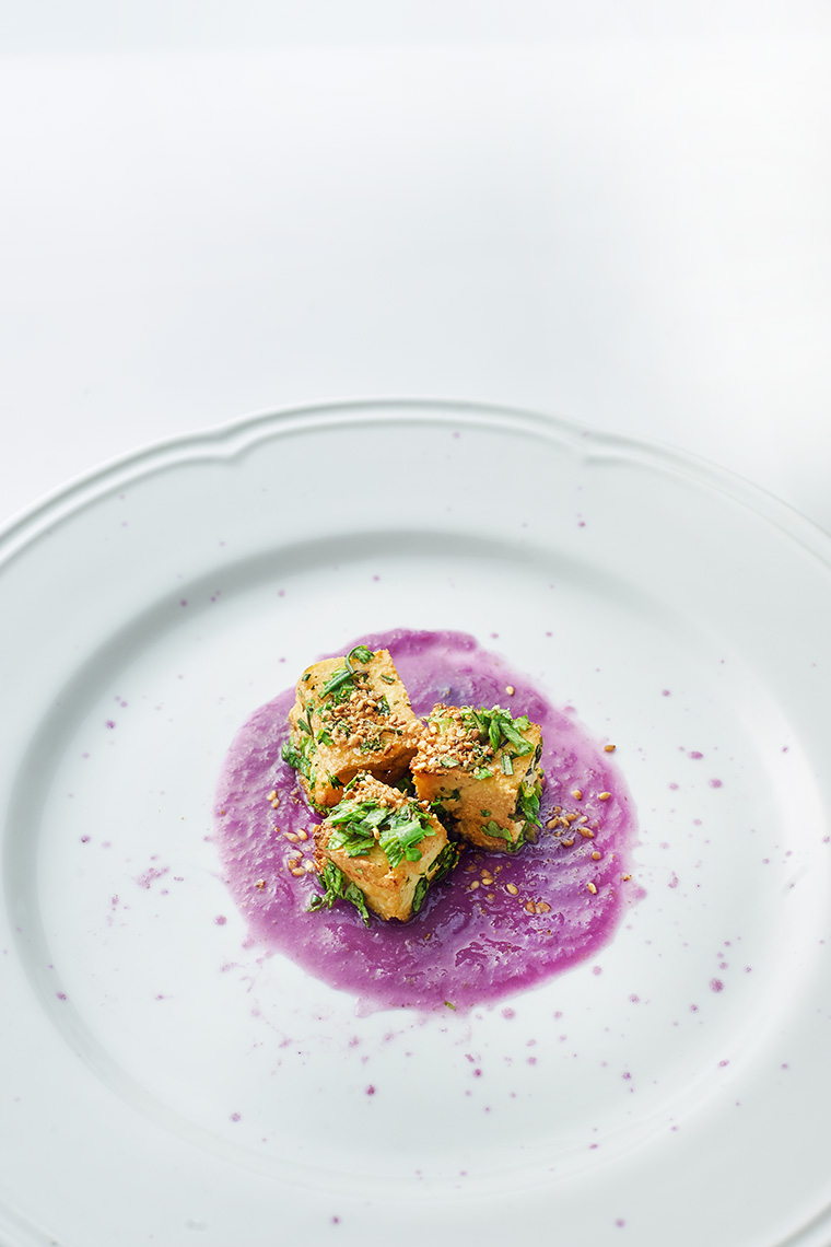 tofu alle erbe in viola tofu alle erbe in viola
