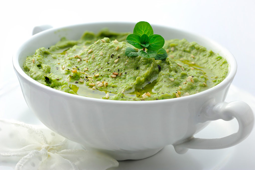 hummus di edamame e avocado al miso La Taverna degli Arna