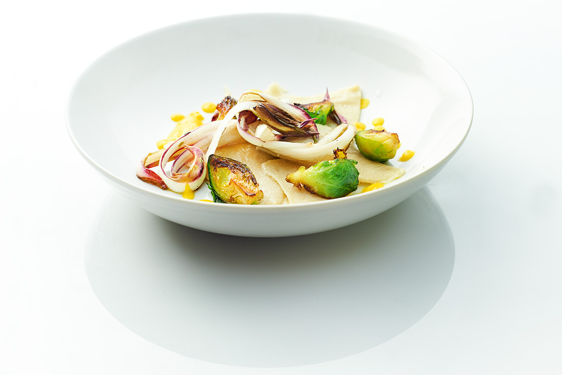 maltagliati con cavoletti e radicchio maltagliati con cavoletti e radicchio