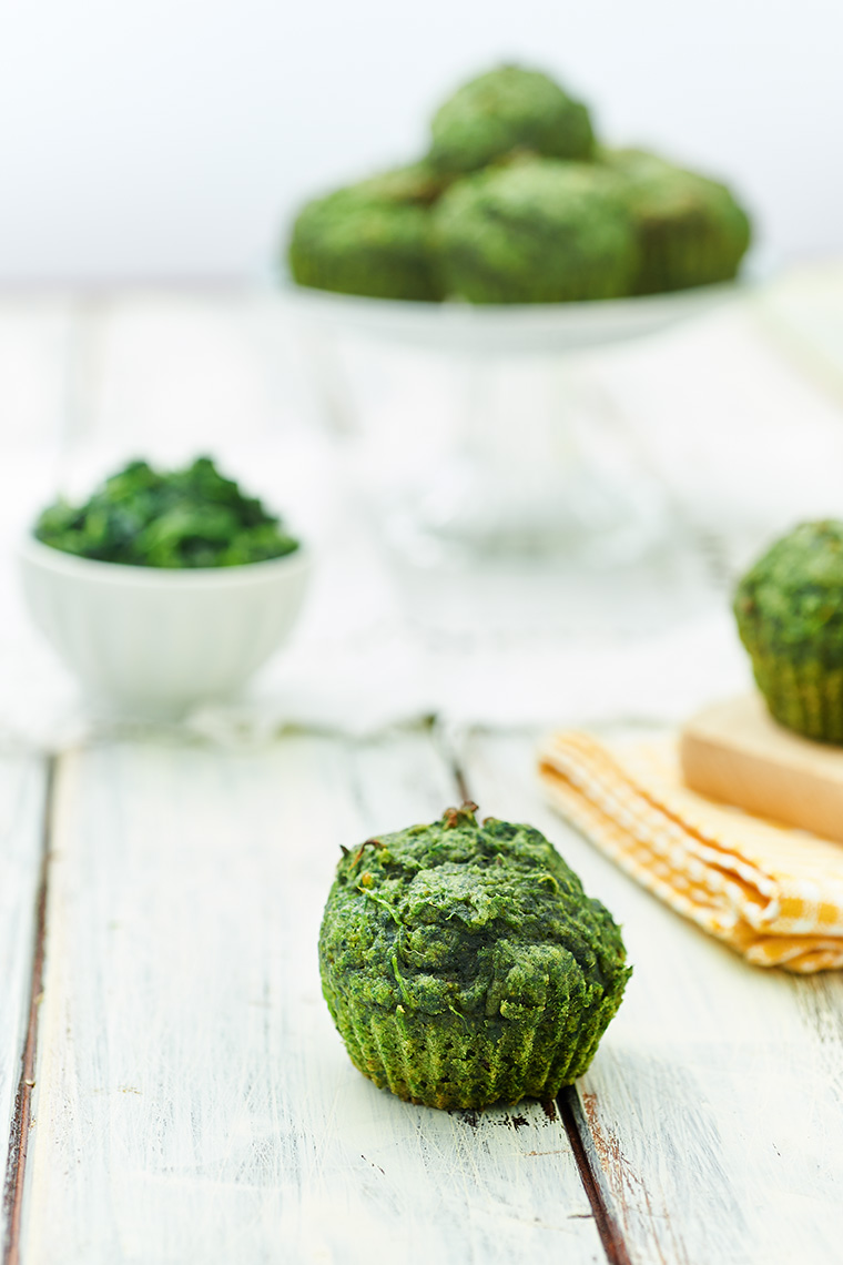 muffin agli spinaci senza zucchero