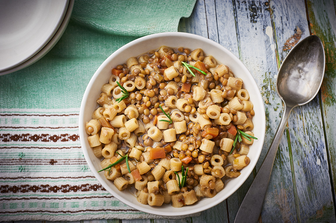 pasta e lenticchie