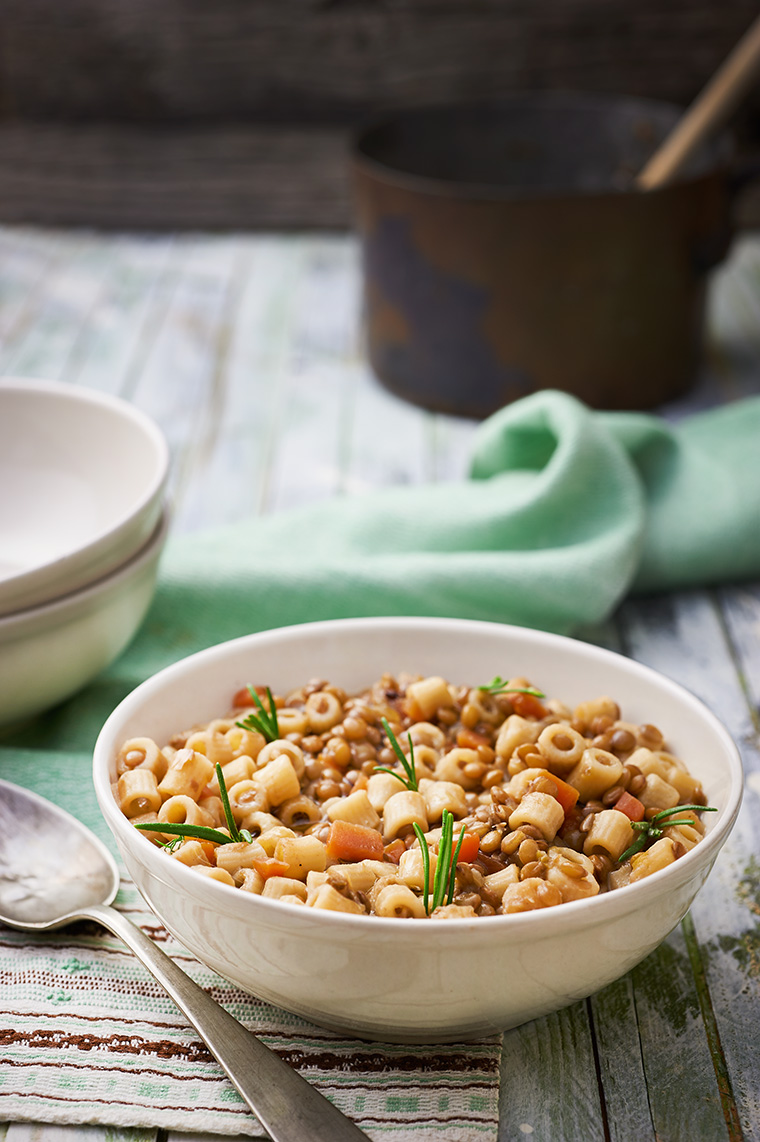 pasta e lenticchie