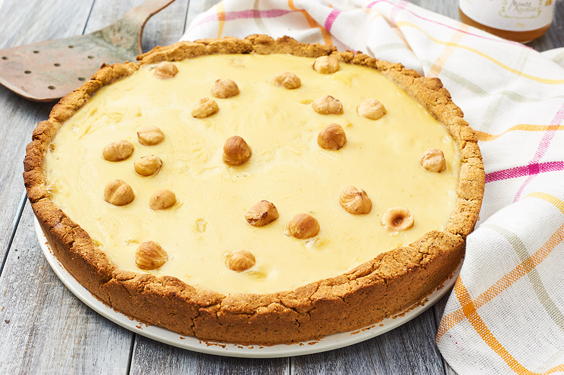 crostata di marmellata e crema