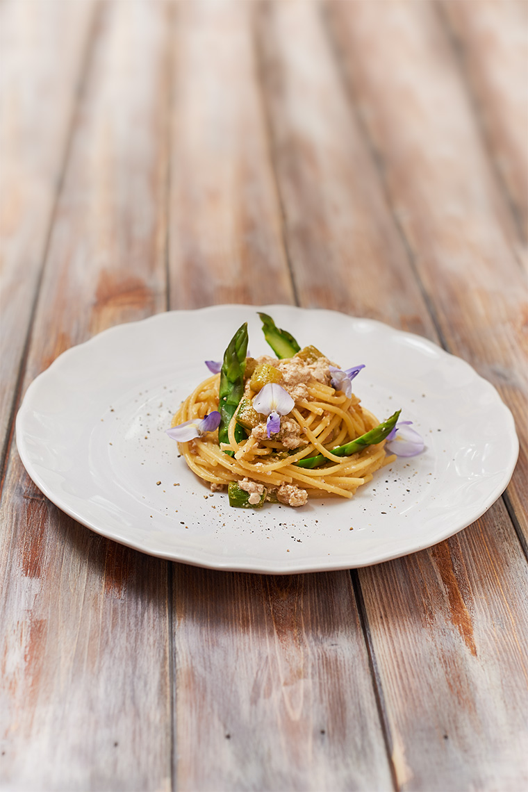 carbonara di asparagi