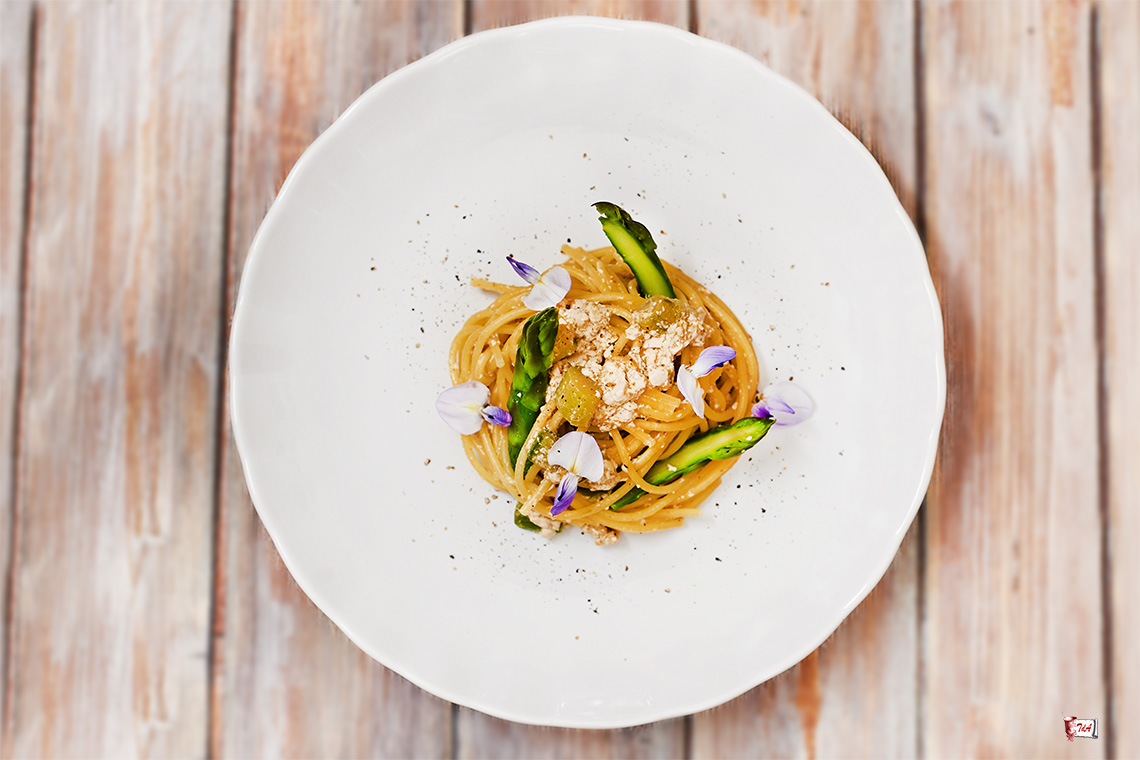 carbonara di asparagi