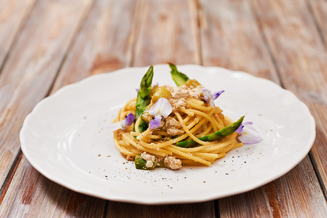 carbonara di asparagi