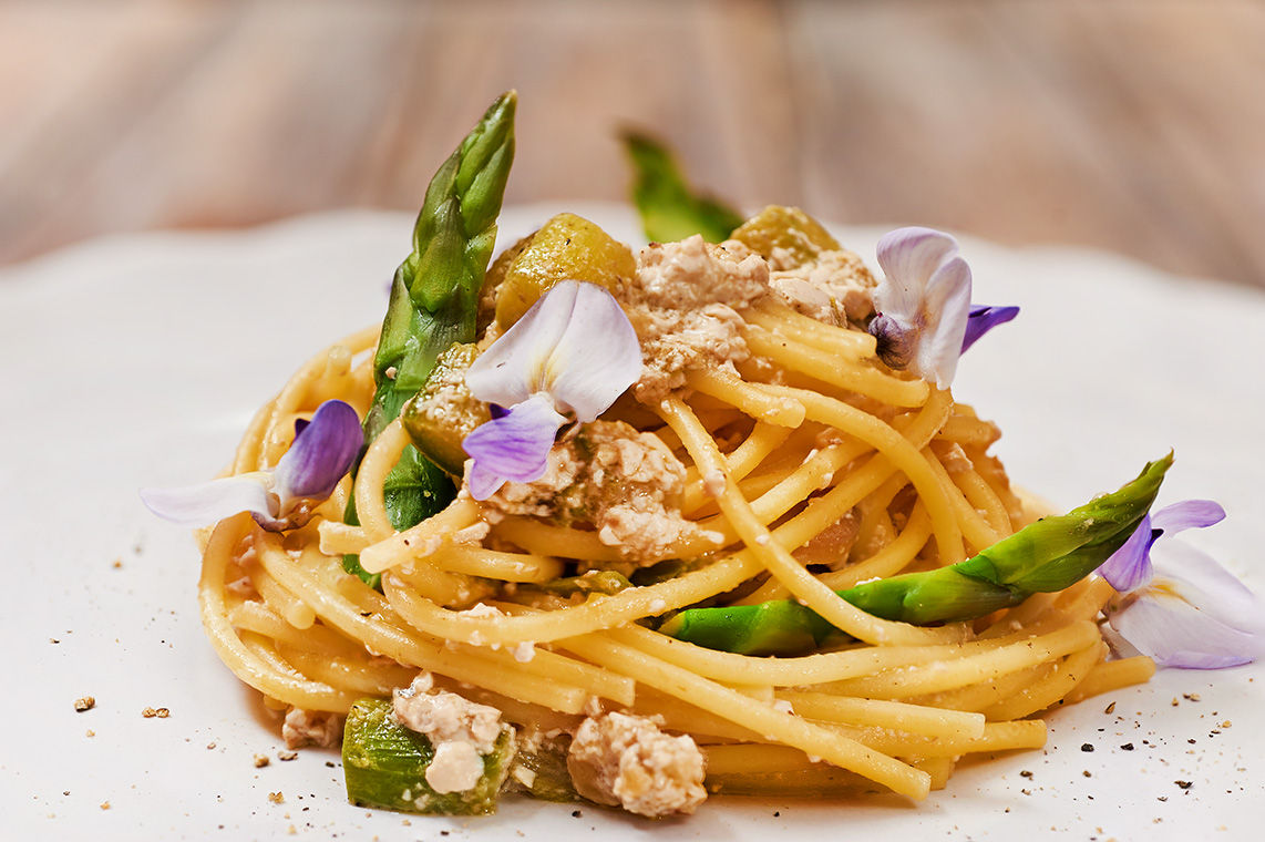 carbonara di asparagi