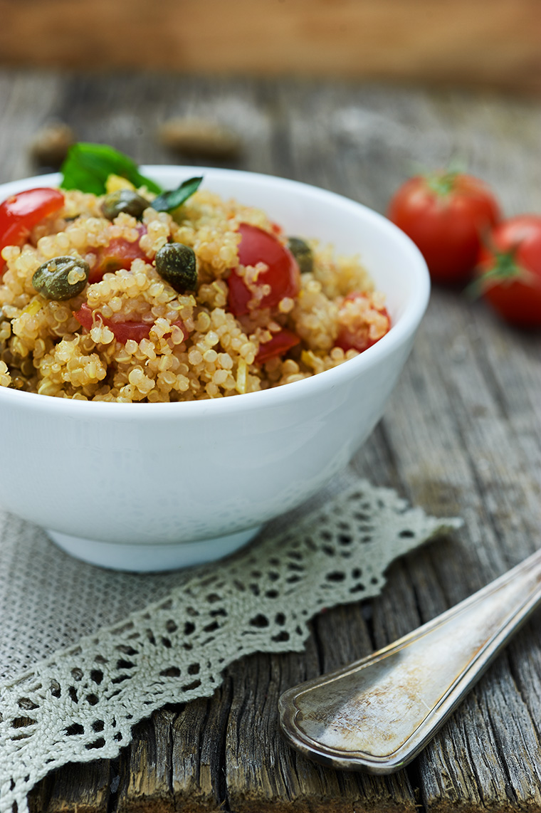 quinoa mediterranea senza sale