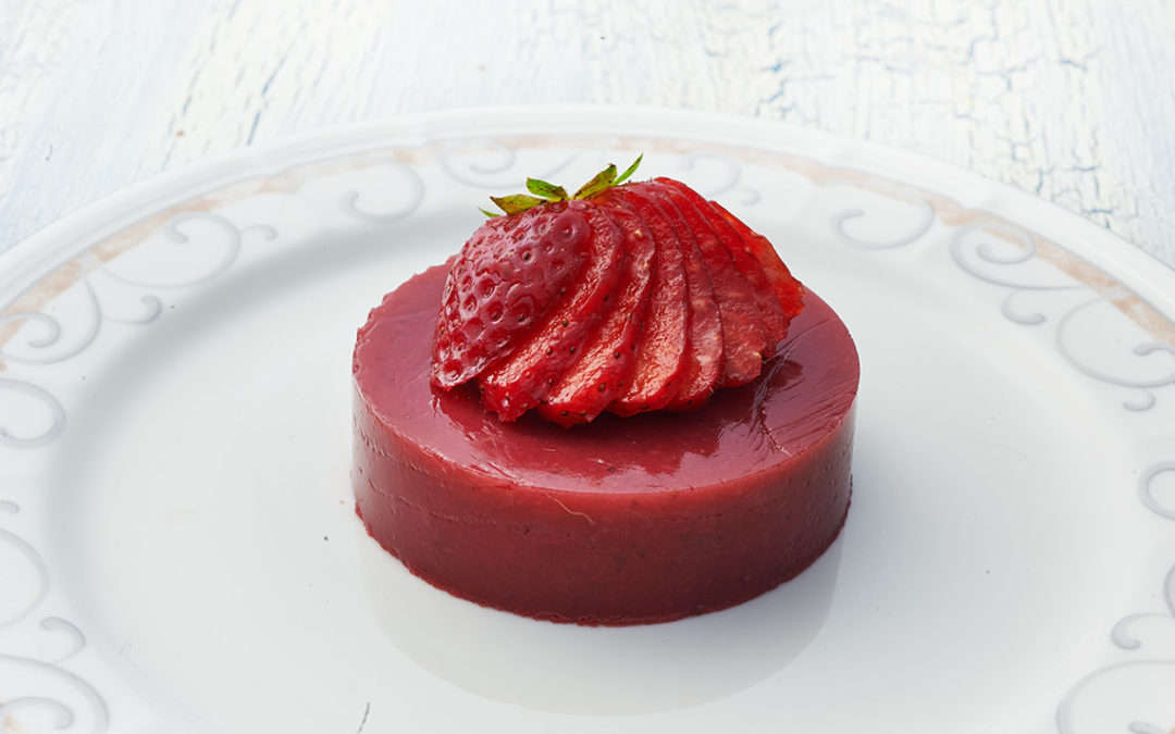 Budino alle fragole