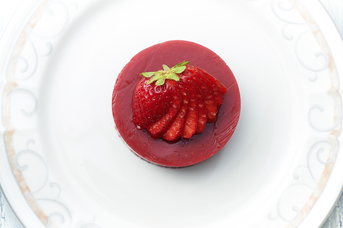 budino alle fragole