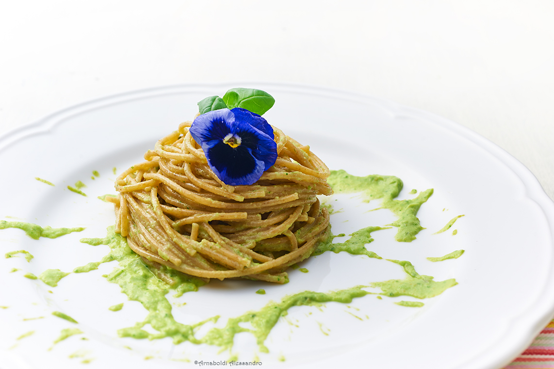 spaghetti all'avocado