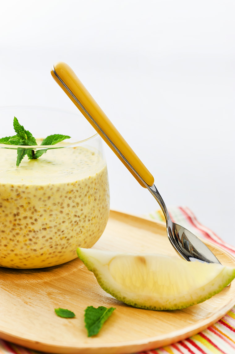 budino raw di cocco e limone