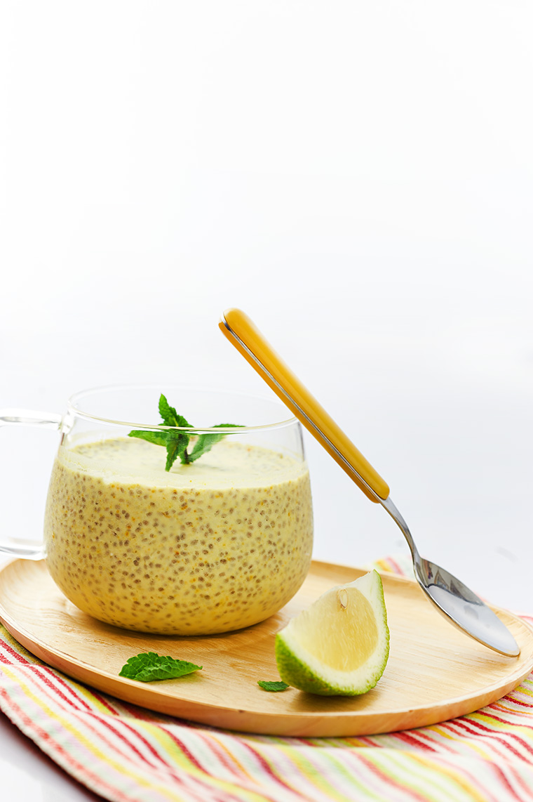 budino raw di cocco e limone