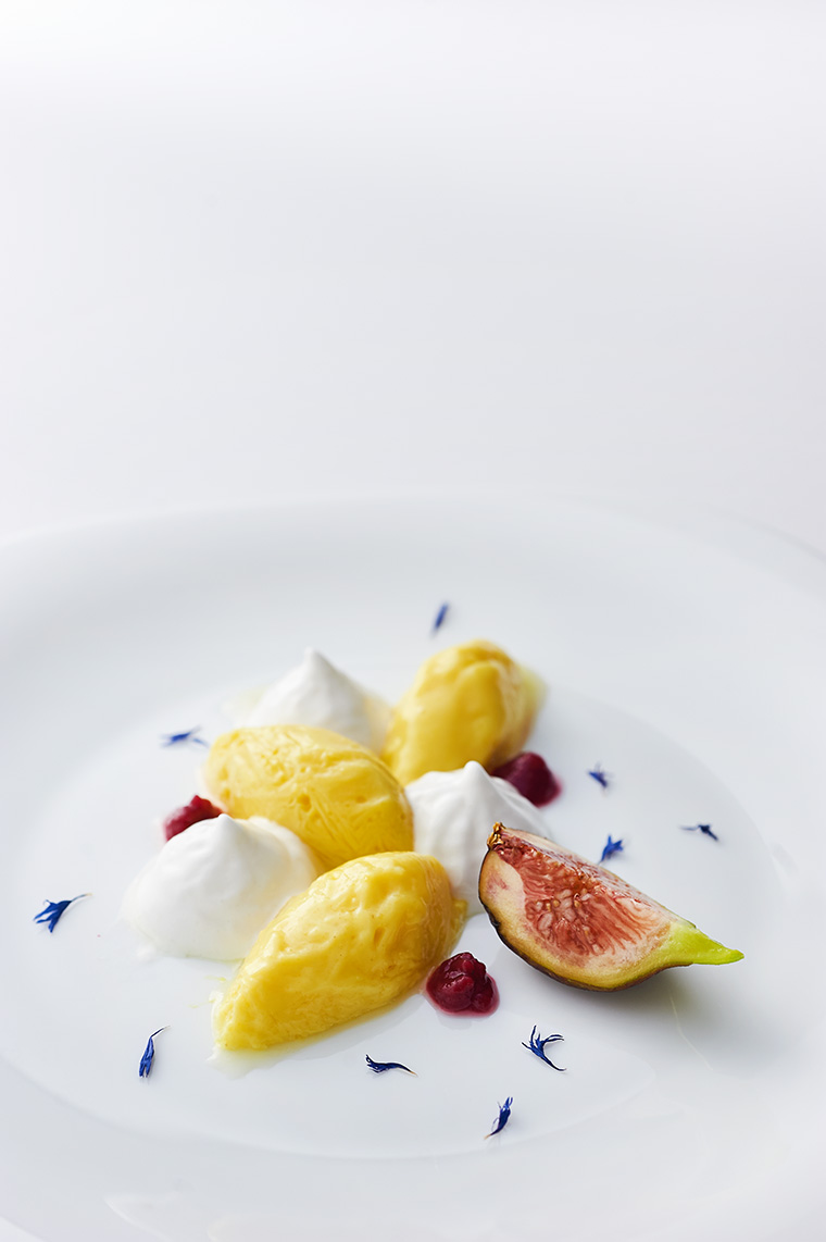 budino di riso e yogurt allo zafferano
