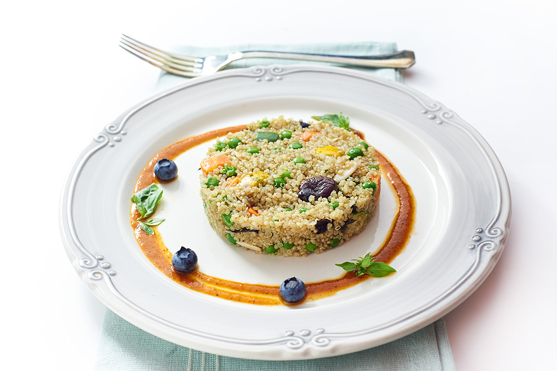 quinoa con salsa ai pepeproni quinoa con salsa ai peperoni