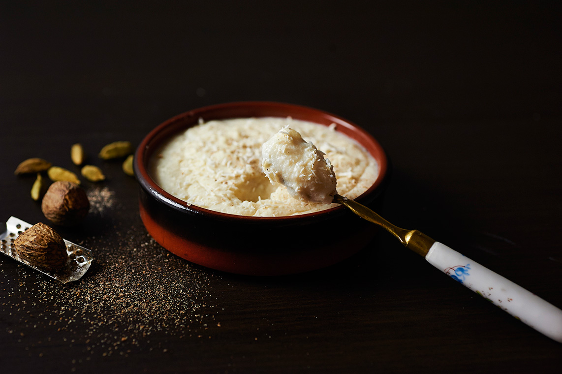 cremoso di cocco alla noce moscata e cardamomo cremoso di cocco alla noce moscata e cardamomo
