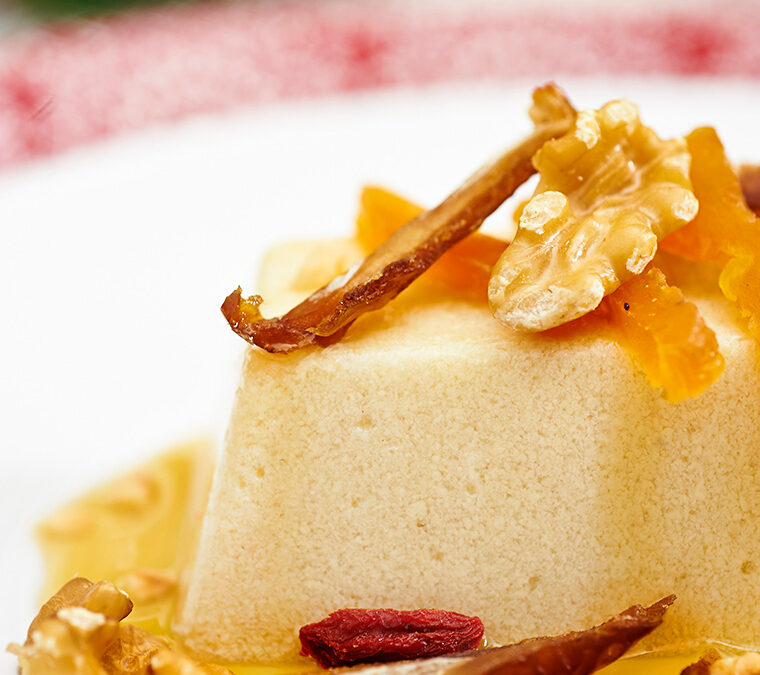 cassata vegan con frutta secca