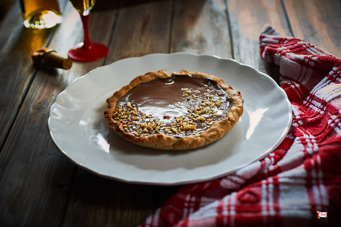 crostata di miglio al cioccolato