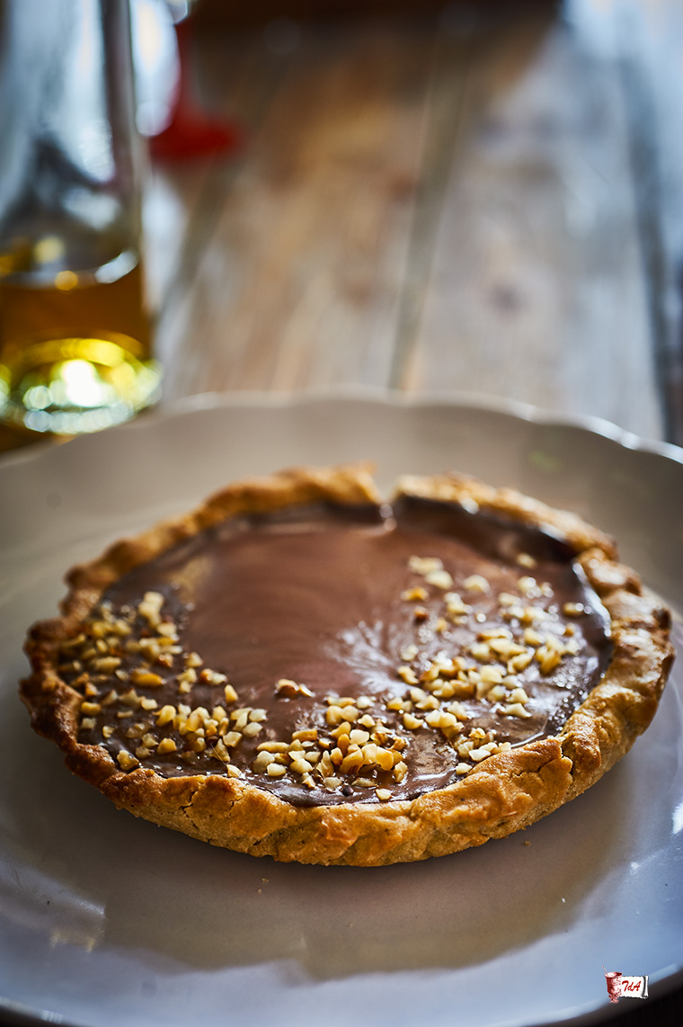 crostata di miglio al cioccolato