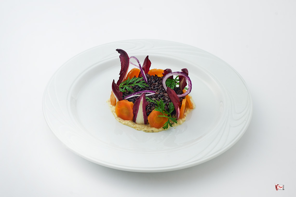 riso venere al radicchio