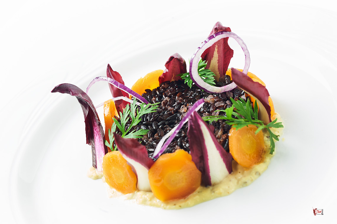 riso venere al radicchio
