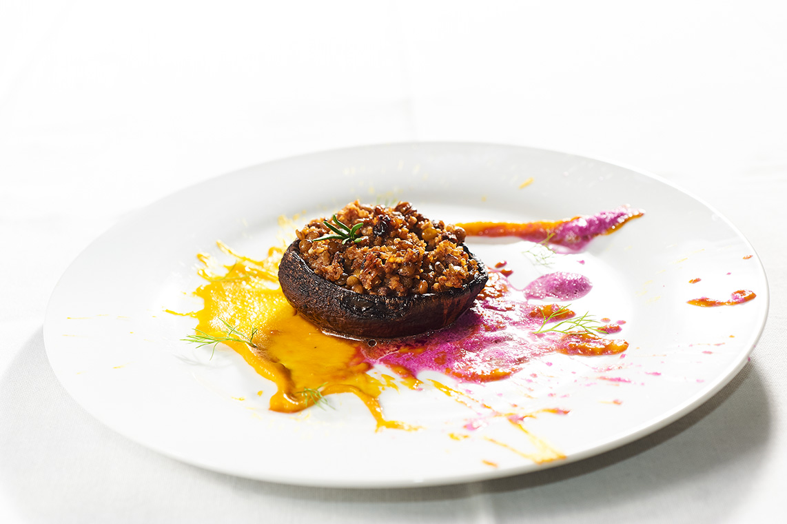 portobello ripieno al forno