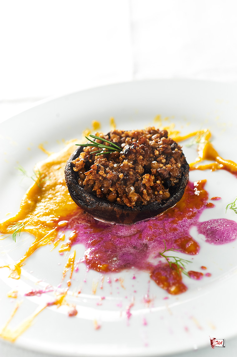 portobello ripieno al forno