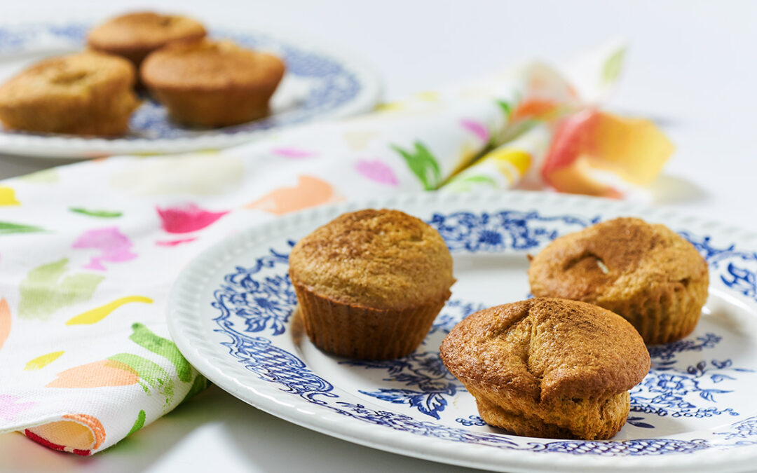 muffin con mela e arancia